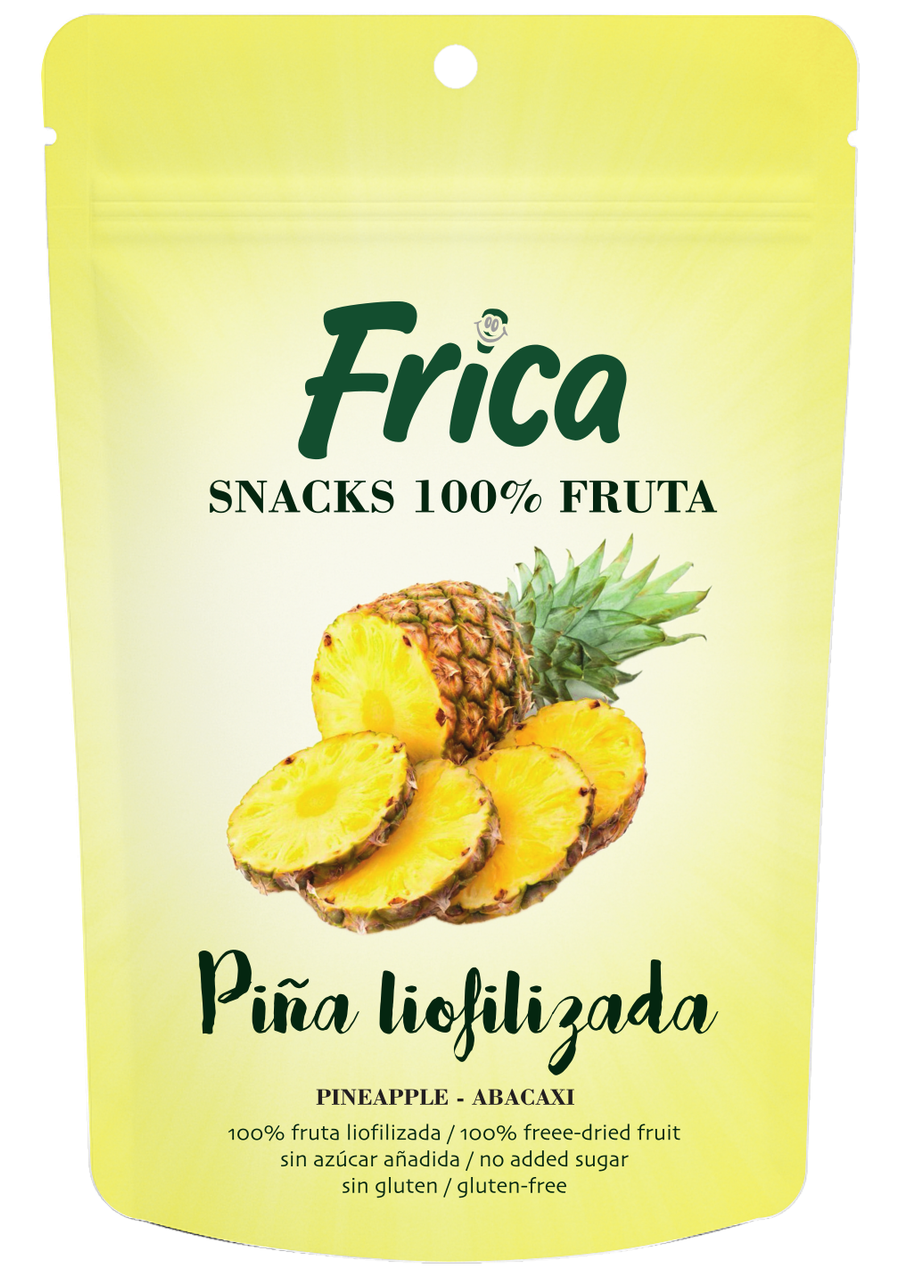 Frica Piña liofilizada — parte delantera